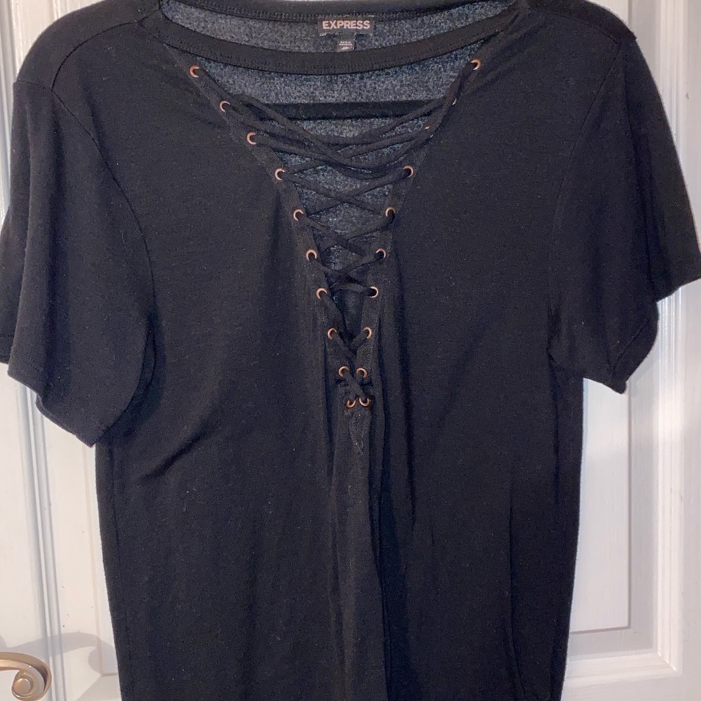 OVERSIZED BLACK EXPRESS T SHIRT🖤